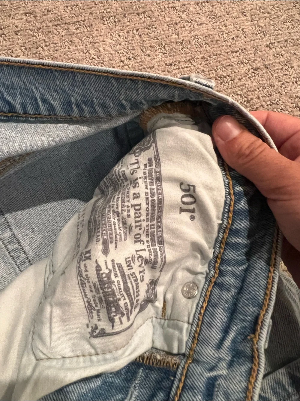 Light Blue Denim Women’s Shorts